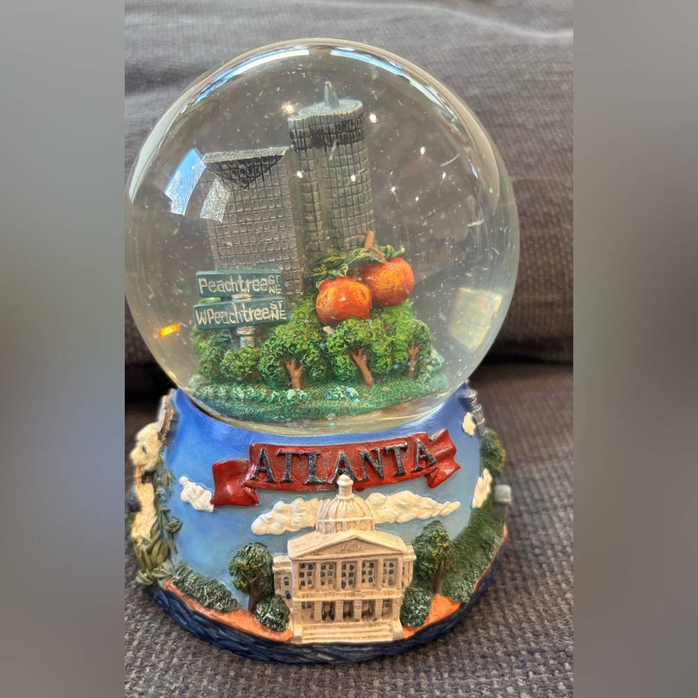 Atlanta Souvenir Musical Snow Globe